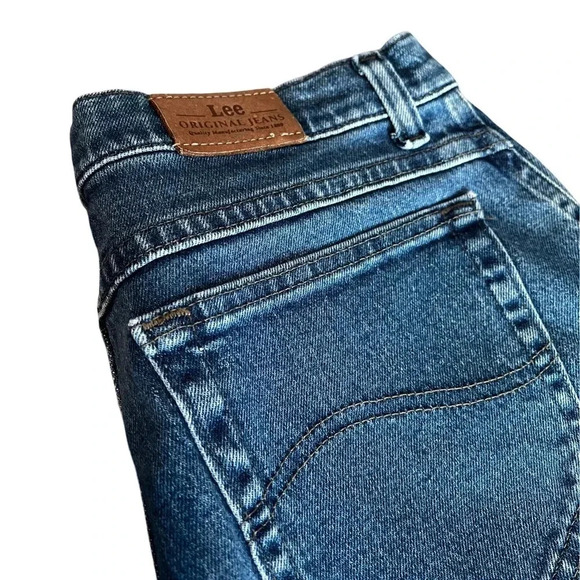Lee Denim - Vintage 90s Lee Relaxed Fit “Mom” Jean Denim Medium Wash Size 14